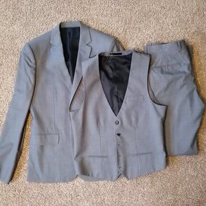 Grey Three-Piece Suit!